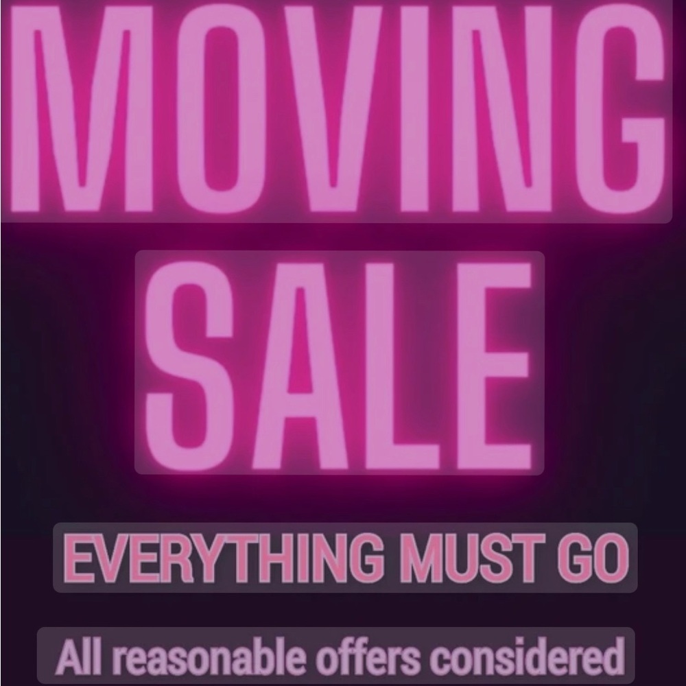 CLOSET CLEAR OUT MOVING SALE!